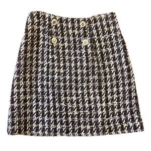 Sandro Tweed Mini Skirt